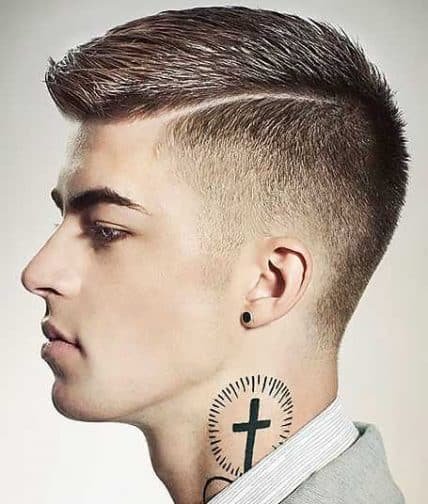 Short Hairstyle For Men - Short Style With Hard Part